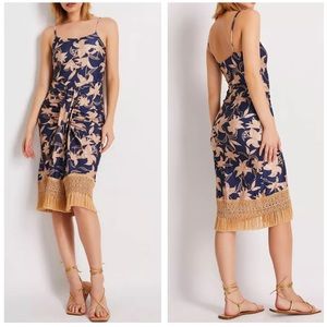 PatBO Stargazer Lycra Fringe Dress Size XS